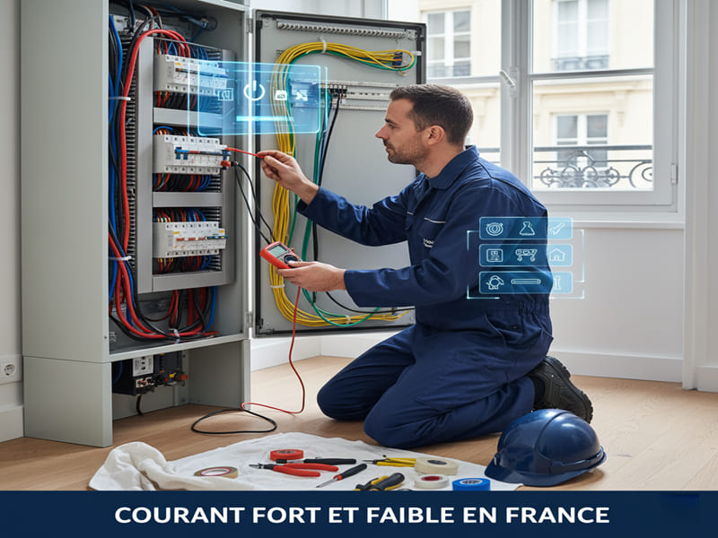 Courant fort et faible France