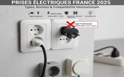 Les types de prises électriques en France : Guide complet 2025